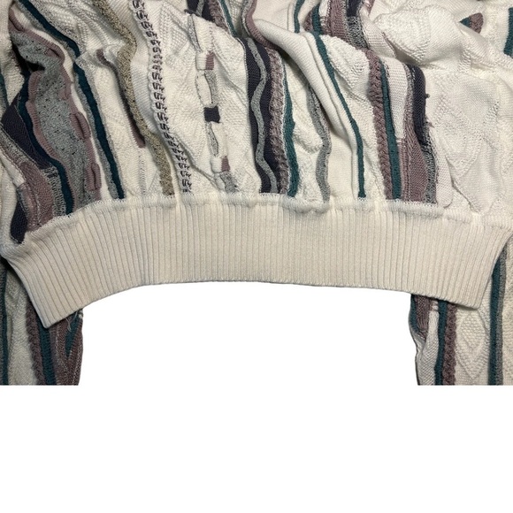 St. Croix | Vintage Coogi Style Knit Sweater Sz XL - Picture 5 of 8